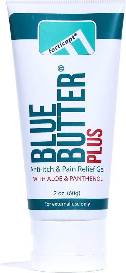 Forticept Blue Butter Plus Dog Itching Skin Relief Cream, Hot Spot Treatment for Dogs, Pain Relief, Dog Wound Care, Heals Skin Sores Irritation Cuts Bites Scrapes, 2 Oz