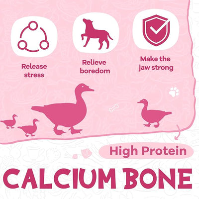 PAWUP Duck Dog Treats, Calcium Bones Chews, Sausage with Cheese 12.5 oz