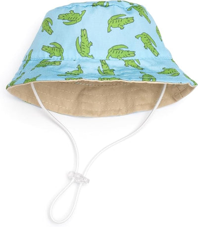 Bucket Hat | Blue & Lime Alligators