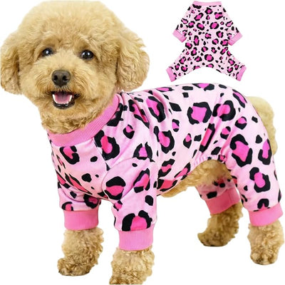 Vet-Approved Dog Pajamas Onesie for Large Medium Dog Pjs, Ultra-Premium Hypoallergenic Polyester, Lightweight, Breathable & Won't Overheat, Gentler on Skin, Size 3XL (Pet: 26-33lbs)