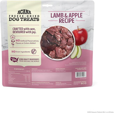 ACANA Singles Grain Free Dog Treats Limited Ingredients & Freeze-Dried Lamb & Apple Recipe 1.25 Bag