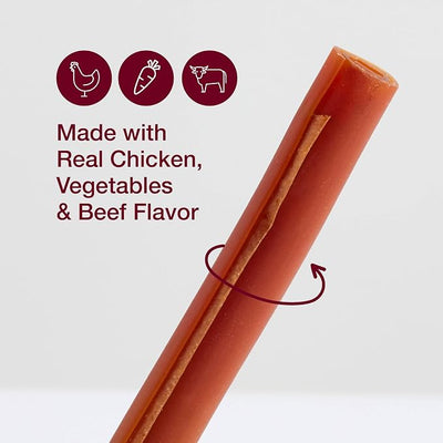 SmartBones SmartSticks, Treat Your Dog to a Rawhide-Free Chew Made With Real Beef, 10 Count