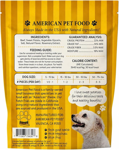 Beef and Sweet Potato Dog Treats, Soft Chicken Jerky for Small and Large Breeds, Naturally Healthy, Made in The USA (16 oz)
