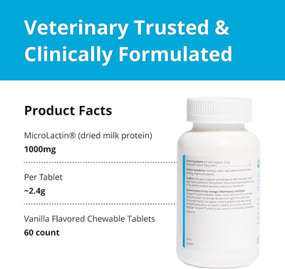 PRN Pharmacal Duralactin Canine Chewable Tablets - Joint Health Supplement for Dogs & Puppies - Pet Mobility Support - Vanilla Flavored Chews - 60 Count