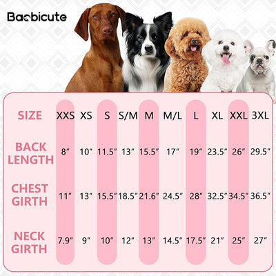 2 Pack Dog Hoodie Sweaters for Small Medium Dogs Warm Dog Clothes for Large Dogs Soft Waffle-Like Laminated Sweatshirt Bulldog (Pink+Purple, 3XL (Back: 29.5",Chest: 36.5", Neck: 27"))