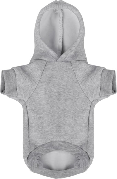 Comfortable Polycotton Dog Hoodie: Soft, Lightweight Puppy Vest for Small and Large Dogs, Highlighting the Heartfelt 'I Only Love My Bed, My Mama, I'm Sorry' Slogan Print Grey Medium