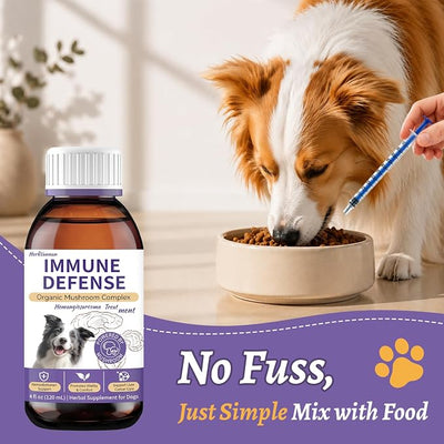 Dog Cancer Supplement 4 oz - Dog Cancer Care and Lumps & Bumps Support, 7 Organic Turkey Tail Mushroom Blend with Turmeric for Dog for Hemangiosarcoma, Hemoabdomen, Cancer & Vascular Support