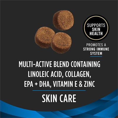 Purina Pro Plan Veterinary Skin Care Soft Chew Dog Supplements with Omega-3 Fish Oil, EPA, DHA to Support Seasonal Allergies & Strong Immune System - (Pack of 1) 60 ct. Pouches