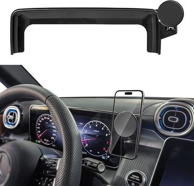 Car Phone Holder for Mercedes-Benz 2023–2026 GLC & 2022–2026 C-Class, 12.3-Inch Driver-Side Screen – Precision Fit, Strong Magnet, OEM-Style, No View Obstruction Phone Mount Compatible with MagSafe