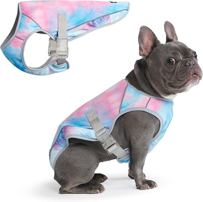 Spark Paws Dog Cooling Vest - SPF 50 UV Sun Protection - Summer Heat Relief Gear for Dogs, Lightweight, Evaporative Cooling - Dog Anxiety Relief Vest During Hot Days - Snowcone, 2XL