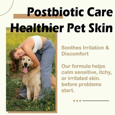 NUVON Pet Skin Soothing Spray, Postbiotics Restoration Spray for Dogs & Cats, Reduce Irritation, Rebuild Skin Barrier - 3.38 fl oz