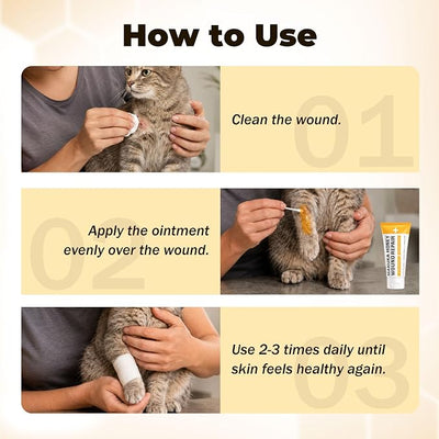 Rapid Wound Repair Ointment | Hot Spot Comfort for Dogs – Soothes & Moisturizes Itchy Skin – Hot Spots, Allergy & Itching Relief, Scratches & Manuka Honey Wound Care, 2 oz