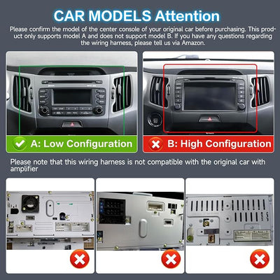[2G+64G] Android 15 Car Radio for Kia Sportage 2010-2016 Car Stereo with Wireless Carplay Android Auto, 9 Inch HD Touchscreen with WiFi GPS Bluetooth5.0 FM/RDS USB SWC MIC