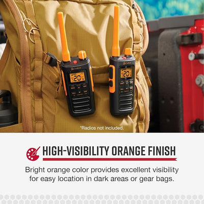 Cobra GMRS Trailblazer Antenna Orange - High-Performance Antenna for GMRS Two-Way Radios, Orange Finish
