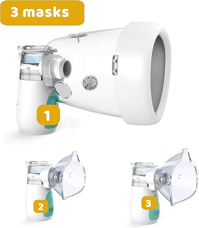 Pets Large Space Mask Pet-Nebulizer-Mist-Device for Cats and Dogs with Pet Mask Designed Specifically for Pets Snout Shape (Medium - Dogs)