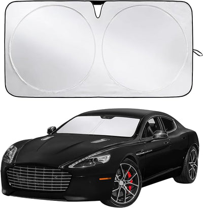Econour Windshield Sunshade for Aston Martin Rapide, Rapide AMR 2010-2017, 2018, 2019 Sun Visor for Front Window Sun Shade Cover, UV Blocker & Protector, Car Accessories