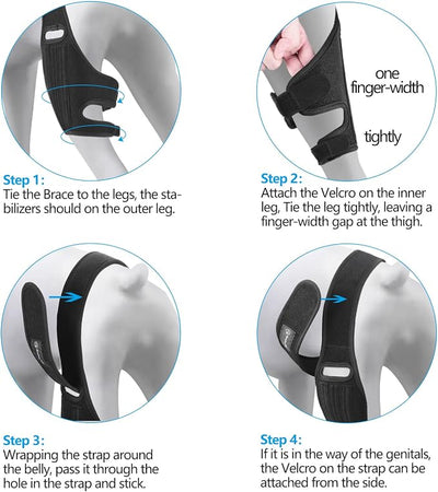 Knee Brace for Dogs ACL with Side Stabilizers,Knee Cap Dislocation, Arthritis - Keeps The Joint Warm and Stable - Extra Support - Reduces Pain and Inflammation - 7Sizes (3XL)