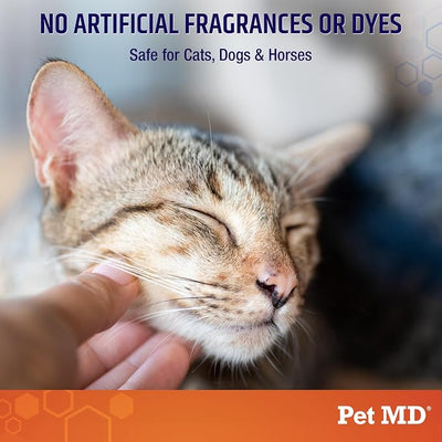 Pet MD Hydrocortisone Spray for Dogs & Cats - Itchy Skin Relief from Hot Spots, Bites, Scrapes, Irritated Skin, & Dermatitis - 4 oz Anti Itch Spray with Pramoxine