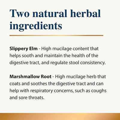 Slippery Elm & Marshmallow Root Powder 100g (2 Pack) | 100% Natural Digestive Aid for Dogs | Soothing Support | Tree Barks Powder for Dogs & Cats | Tummy Settler Diarrhoea Relief