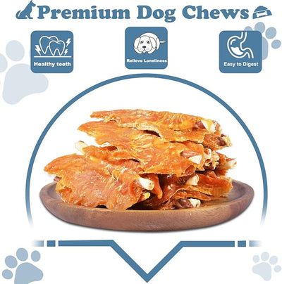 Chicken Jerky Twist Rawhide Dog Treats Sticks 32oz | 74.8% real poultry breast; 66% high protein; 2% ultra low fat; mechanical plaque removal; long lasting daily chew