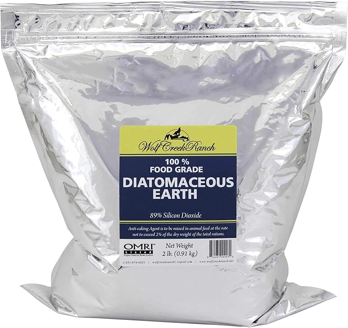 Food Grade Diatomaceous Earth – Human & Pet Use for Internal and External Organic Use Hundreds of Uses for You Your Pets Your Home (2lb Bag)