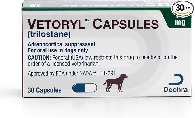 Vetoryl® Capsules (trilostane), 10-mg, 30 Capsules