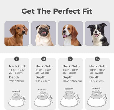 Avont 2026 Upgraded Dog Recovery Collar, Breathable Mesh Elizabethan Collar – Soft Dog Cone Alternative After Surgery to Stop Licking, Foldable/Adjustable/Secure-Fit for Medium Large Dogs, Avocado (L