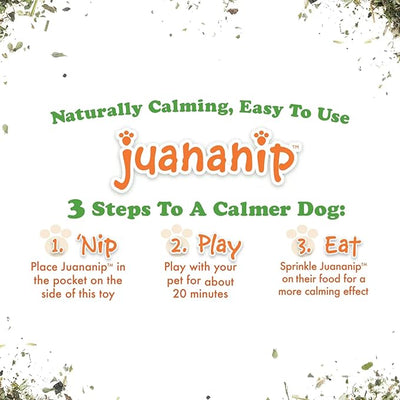 Doggijuana Juananip™ Refill Bottle (2-Pack) | Hand Harvested Organic Ground Catnip for Dogs | Naturally Calming Support for Anxiety, Stress | Grown in North America