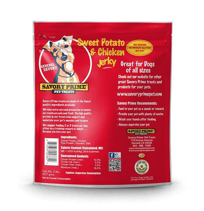 Savory Prime Sweet Potato and Chicken Jerky 32 oz. Dog Treats