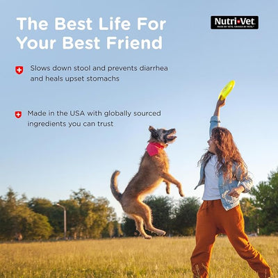 Nutri-Vet Anti Diarrhea for Dogs Liquid, Fast Acting Dog Diarrhea Relief, Soothes Upset Stomach, Helps Firm Stool, Kaolin Pectin Digestive Support for Sudden Tummy Issues, 4 oz