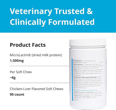 PRN Pharmacal Duralactin Canine Soft Chews - Joint Health Supplement for Dogs & Puppies - Supplement with Dried Milk Protein - 90 Count