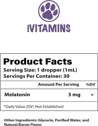 Melatonin for Dogs | Dog Melatonin | Melatonin for Dogs Sleep | Sleep Aid for Dogs | Dog Sleep Aid | Dog Calming | Calming for Dogs | Dog Calming Treats | Dog Anxiety Relief | (2 Pack)