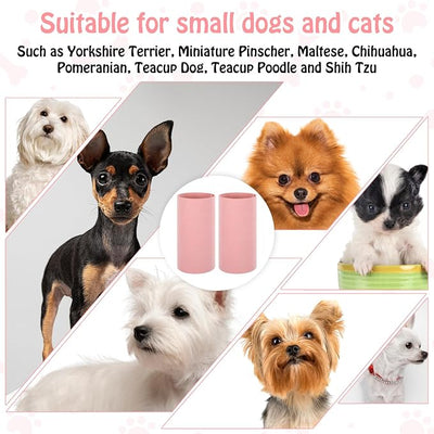 Gjinxi 2Pcs Quiet Ears for Dogs, Hood for Dogs, Dog Ear Cover Hoodies, Dog Calming Aid for Anxiety Relief, Original Calming Band for Dogs & Cats, Pet Grooming & Force Drying