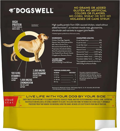 Dogswell Hip & Joint Grillers Dog Treats, Chicken, 24 oz. Pouch
