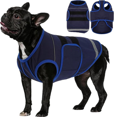 IDOMIK Dog Anxiety Vest, Dog Thunder Jacket Anxiety Calming Vest | Dog Depression & Anxiety Relief,Adjustable,Reflective Strips,For Thunderstorms,Fireworks,Separation,Vet Visit & Grooming