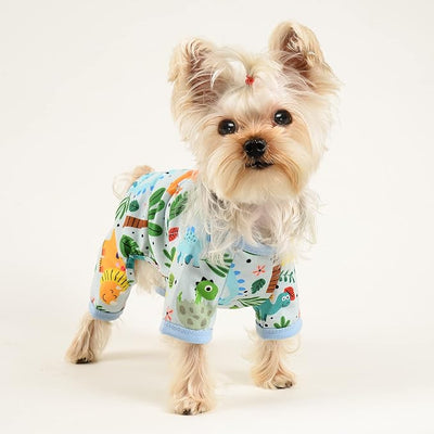 Dog Pajamas Pjs Soft Stretchy Dog Clothes for Small Dogs Girl Boy Medium Size Dogs Spring Summer Puppy Clothes Doggie Onesies Cat Pet Jammies Outfit