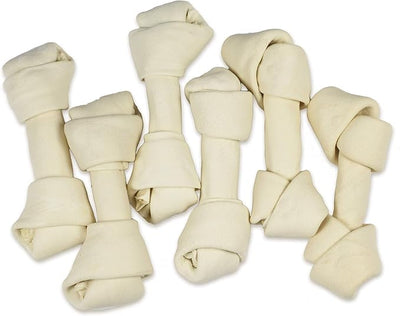 hotspot pets 10 Pack - 6-7 Inch Certified Facility Rawhide Dog Chews - from Grass Fed Brazilian Cows - Promotes Tooth Health and Good Behavior (10 Pack)