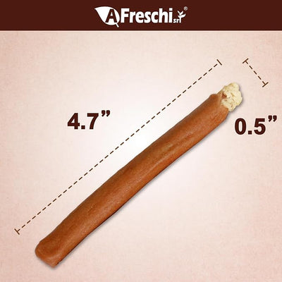 Afreschi Chicken Dog Treats, All Natural, Healthy & Easily Digestible, Grain-Free Puppy Chews, Low-Fat, Human Grade Training & Rewards Dog Snacks, Rice Sticks, 24 oz Pack