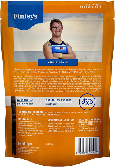 Finley's Training Treats for Puppies, Soft Lamb Dog Treats for All Dogs and Sizes, Limited Ingredient, Low Calories, 16oz, 1 Pack