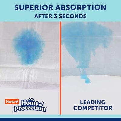 Hartz Home Protection Super Absorbent Odor Eliminating Mountain Fresh Scented No Leaks Dog Pads, XL 30 Count