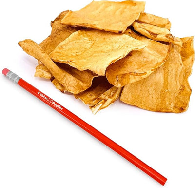 ValueBull USA Rawhide Chips, Chicken Infused, 400 Count Bulk Pack - Natural & Safe, USA Beef Hide, Long Lasting, Chemical Free, No Artificial Flavors