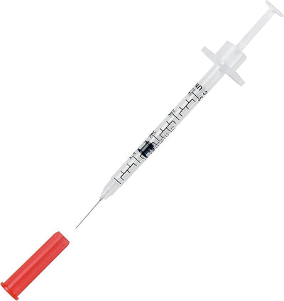 Brandzig U-40 Pet Insulin Syringes 29G 3/10cc, 1/2" 100-Pack