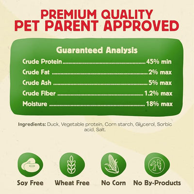 Chewmasters Duck Coins - Protein Packed Duck Dog Treats, Low Fat Training Rewards with Real Duck, No Corn Soy Wheat, Simple Recipe Dog Duck Treats for All Breeds - 32 oz