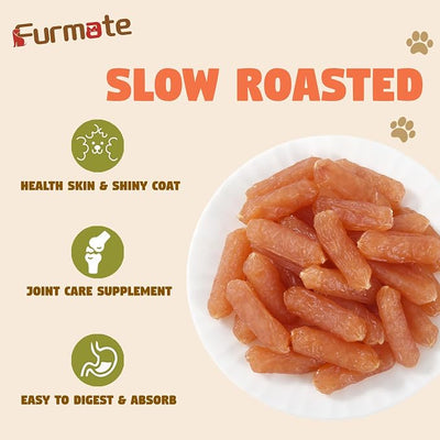 Soft Chicken Sausage Dog Treats, Slow Roasted Chicken Jerky for Dogs High Protein, Grain-Free Rawhide-Free Training Rewards Treats w/Glucosamine Chondroitin for Small Medium Large Dogs 10.6 oz