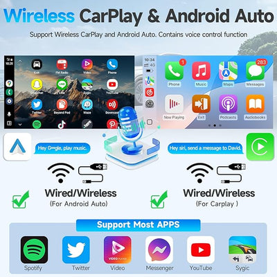 Leadfan Android12 Car Stereo for Toyota Prius 2010-2015 Stereo with Wireless CarPlay Android Auto, 9'' Touch Screen Compatible with JBL & Large Screen BT GPS Navi WiFi Backup Camera MIC 2+32G
