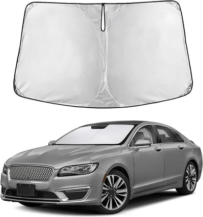 EcoNour Windshield Sunshade Compatible for Lincoln MKZ 2013-2018 2019 2020, Sun Visor for Front Windshield & Window Sun Shade Cover, UV Heat Blocker & Protector, Car Accessories