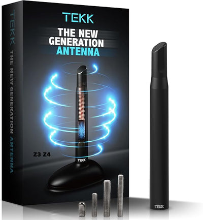 Tekk Short Antenna Compatible with 2002-2016 Z3 & Z4 Coupe/Designed for Optimized FM/AM Reception / 4.8 Inches