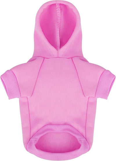 Comfortable Polycotton Dog Hoodie: Soft, Lightweight Puppy Vest for Small and Large Dogs, Highlighting the Heartfelt 'I Only Love My Bed, My Mama, I'm Sorry' Slogan Print Pink Large