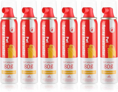 Corrector Spray Dog Trainer, 80ml 6 Pack Corrector Spray for Dogs to Stops Barking, Food Stealing, Dog Fights, Attacks & Unwanted Dog Behaviour, Safe Pet Training Spray