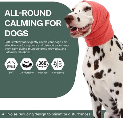 Dog Ear Muffs Warp Anxiety Relief/Noise Protection - Grooming - Thunder - Fireworks